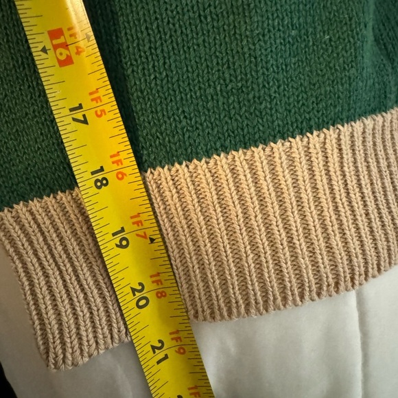 VTG 80’s Colorful Striped Sweater Vest Linen Cotton Woman’s 90’s Small Granny - Picture 8 of 8